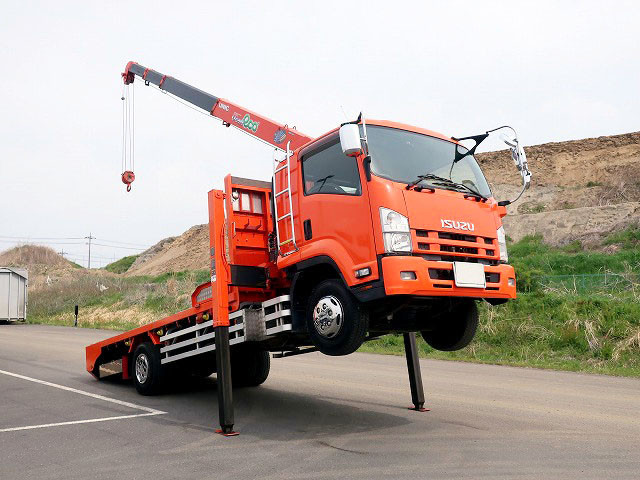 中古トラック いすゞクレーン付セルフローダー #2