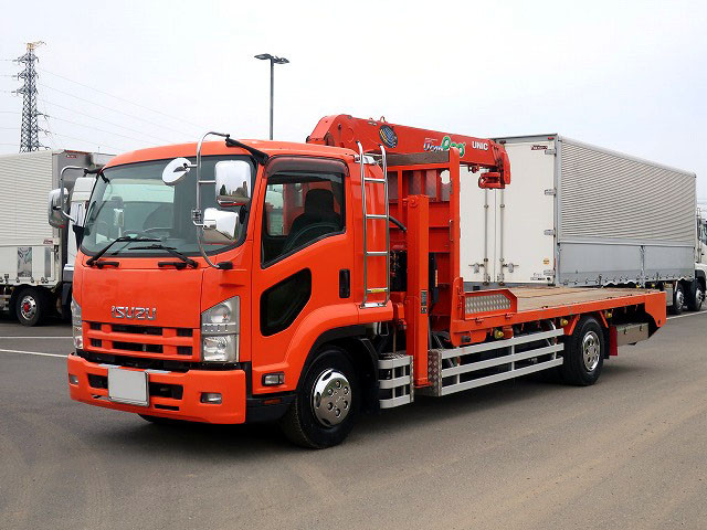 中古トラック いすゞクレーン付セルフローダー #5